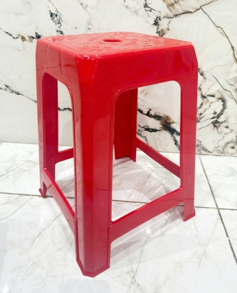Ghế nhựa vuông cao bông